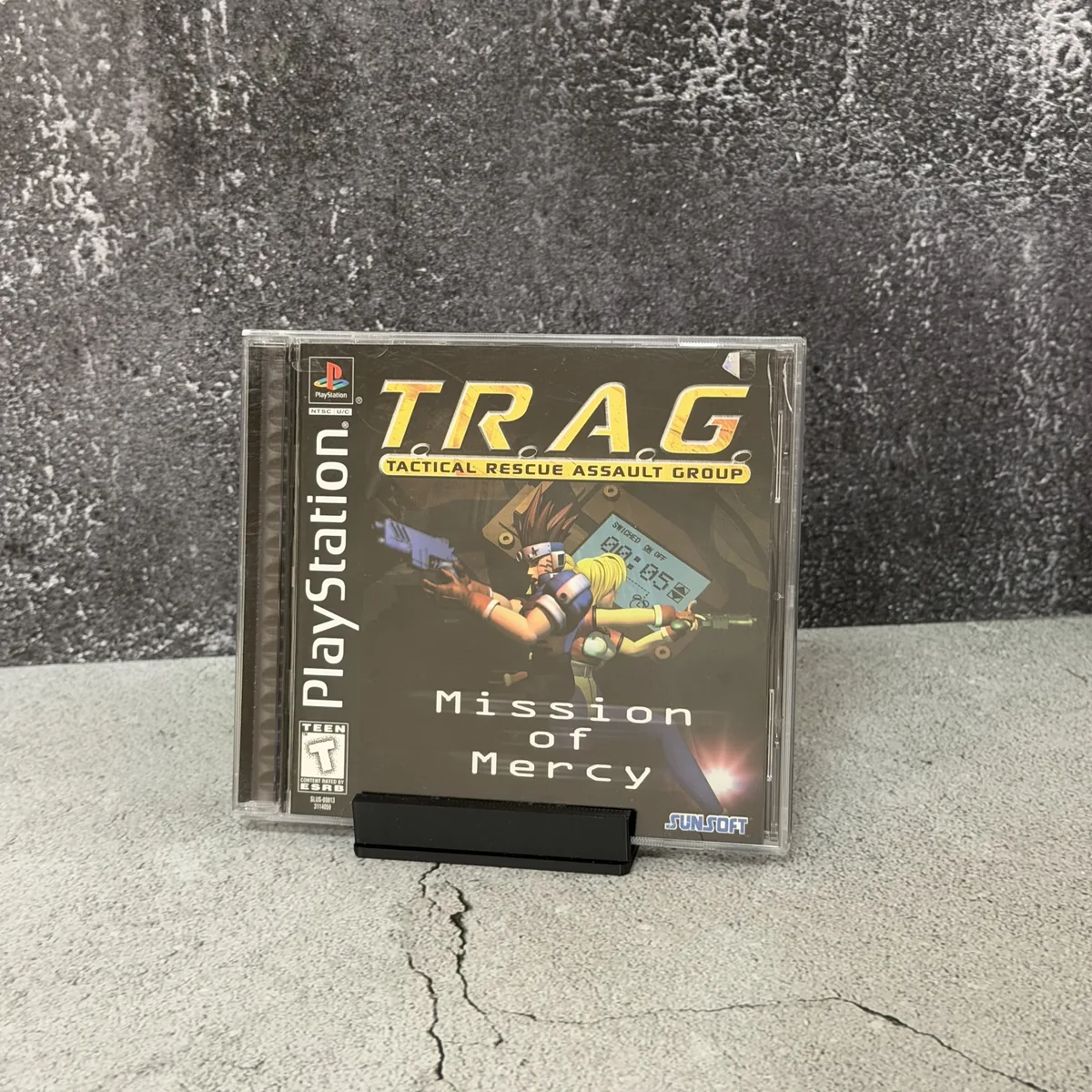 T.R.A.G.: Tactical Rescue Assault Group - Mission of Mercy - PlayStation 1 (PS1) - CIB (Complete In Box) - NOSTOS Duluth GA