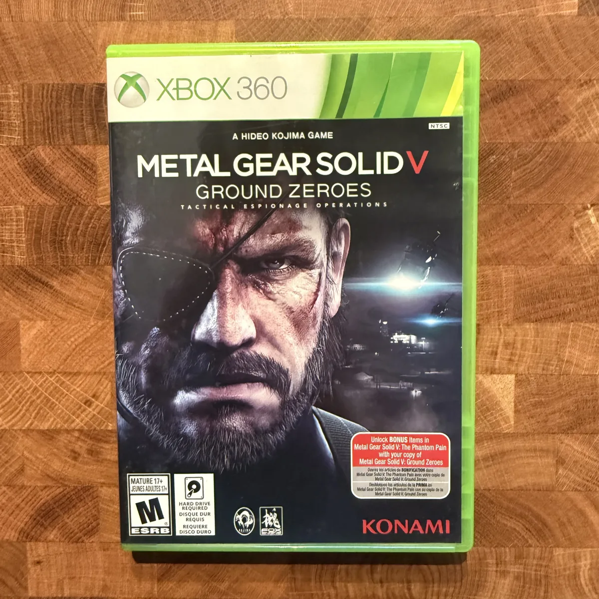 Metal Gear Solid V Ground Zeroes - Xbox 360 - CIB (Complete In Box) - NOSTOS Duluth GA