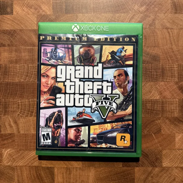 Grand Theft Auto V (Premium Edition) - Xbox One - CIB (Complete In Box) - NOSTOS Duluth GA