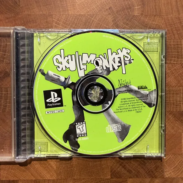 Skullmonkeys - PlayStation 1 (PS1) - Box & Game (No Manual) - NOSTOS Duluth GA