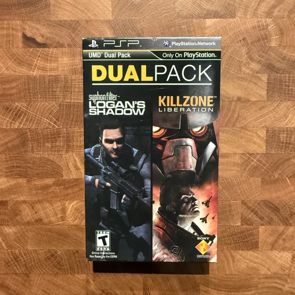 Syphon Filter: Logan's Shadow & Killzone: Liberation (Dual Pack) - PSP - CIB (Complete In Box) - NOSTOS Duluth GA