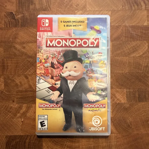 Monopoly and Monopoly Madness - Nintendo Switch - CIB (Complete In Box) - NOSTOS Duluth GA