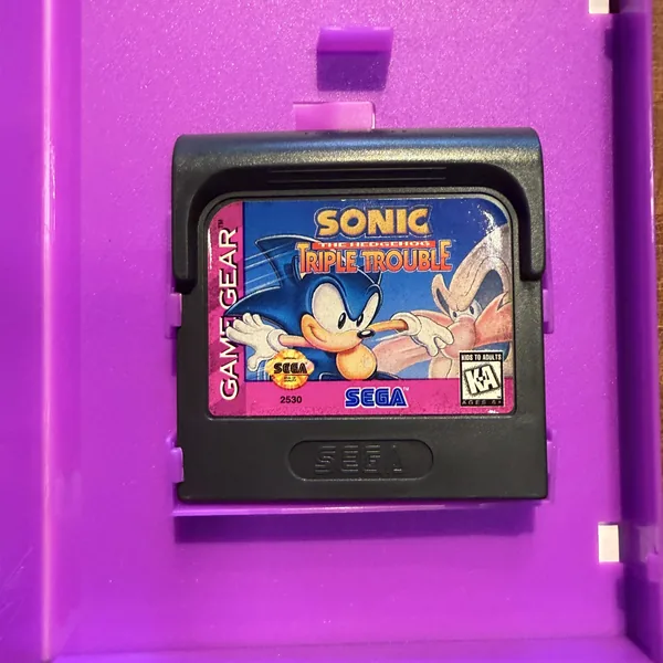 Sonic the Hedgehog: Triple Trouble - Sega Game Gear - Loose - NOSTOS Duluth GA