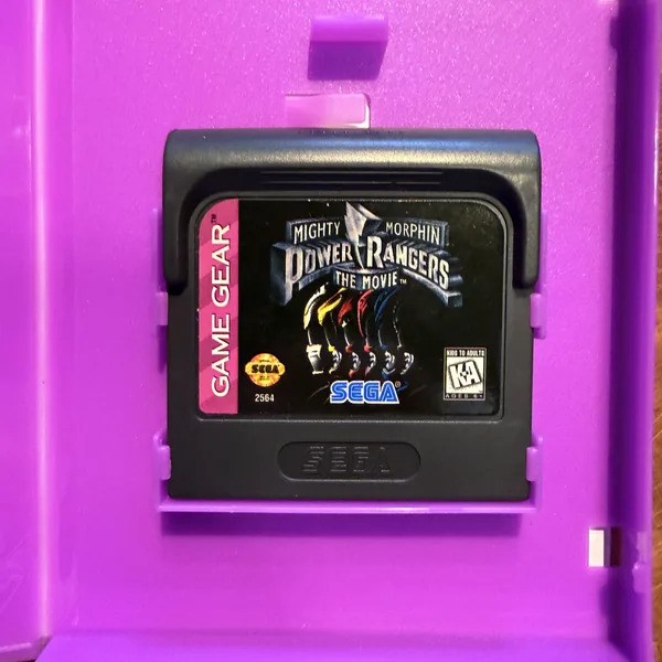 Mighty Morphin Power Rangers: The Movie - Sega Game Gear - Loose - NOSTOS Duluth GA