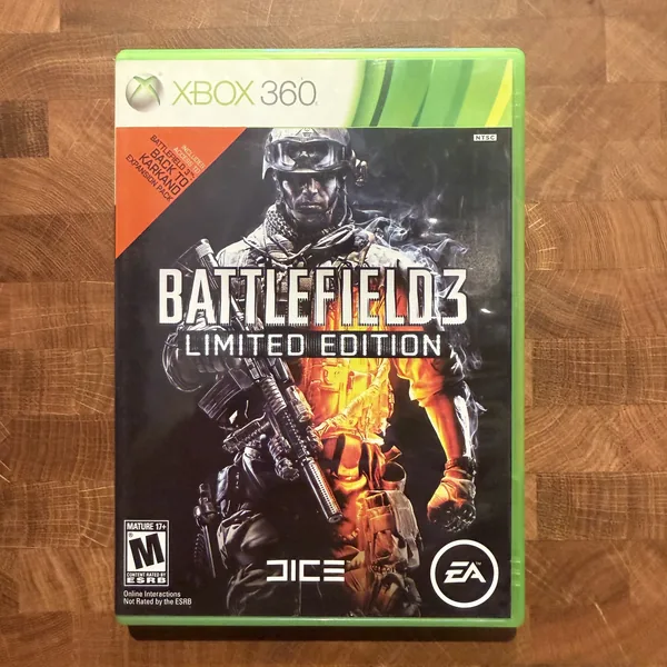 Battlefield 3 (Limited Edition) - Xbox 360 - CIB (Complete In Box) - NOSTOS Duluth GA