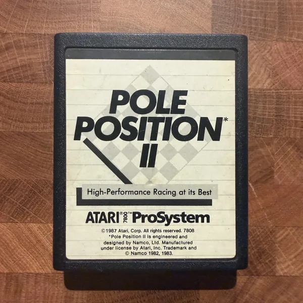 Pole Position II - Atari 7800 - Cart Only - NOSTOS Duluth GA