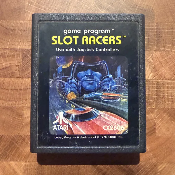 Slot Racers - Atari 2600 - Cart Only - NOSTOS Duluth GA
