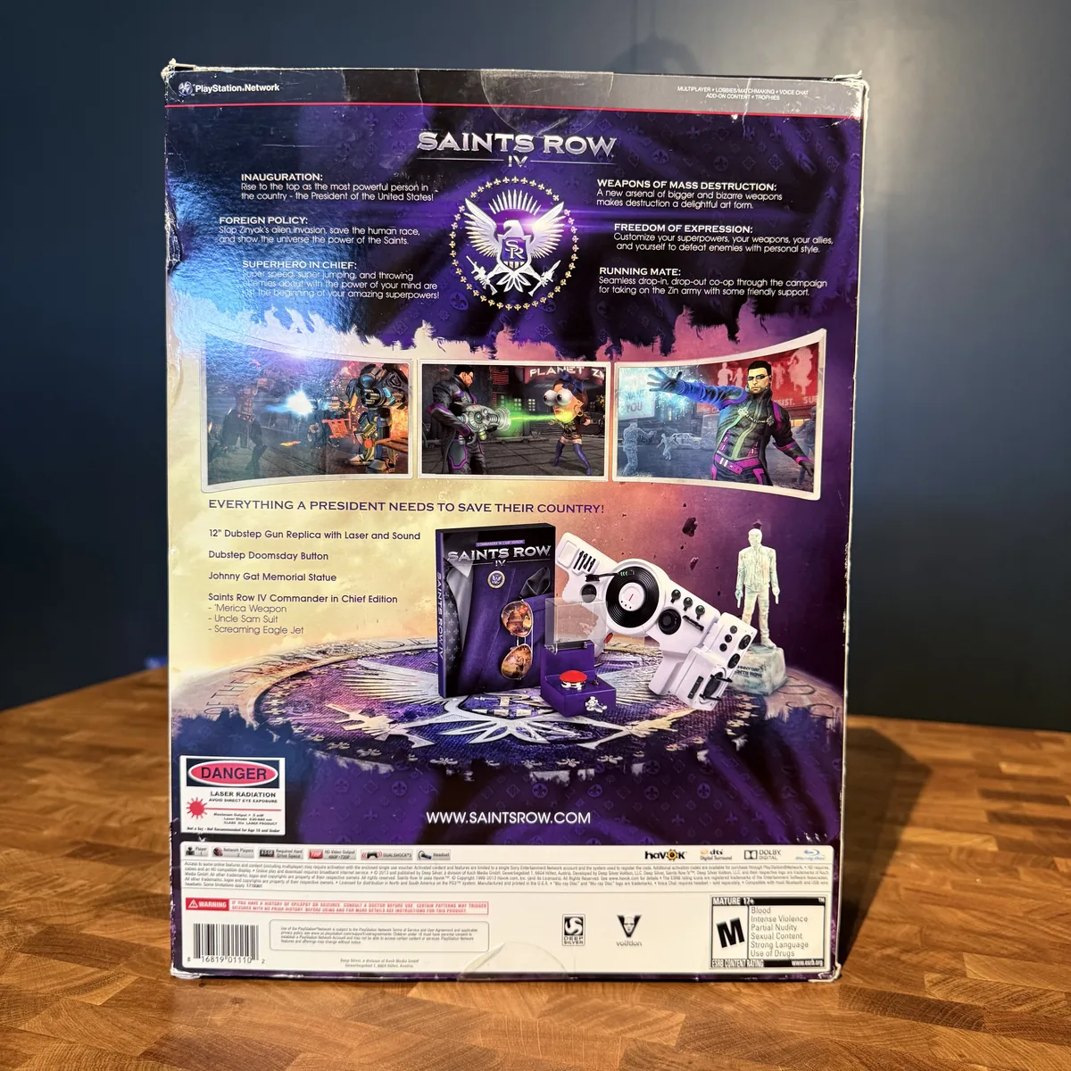 Saints Row IV: Super Dangerous Wub Wub Edition - PlayStation 3 - CIB (Complete In Box) - NOSTOS Duluth GA - view 2