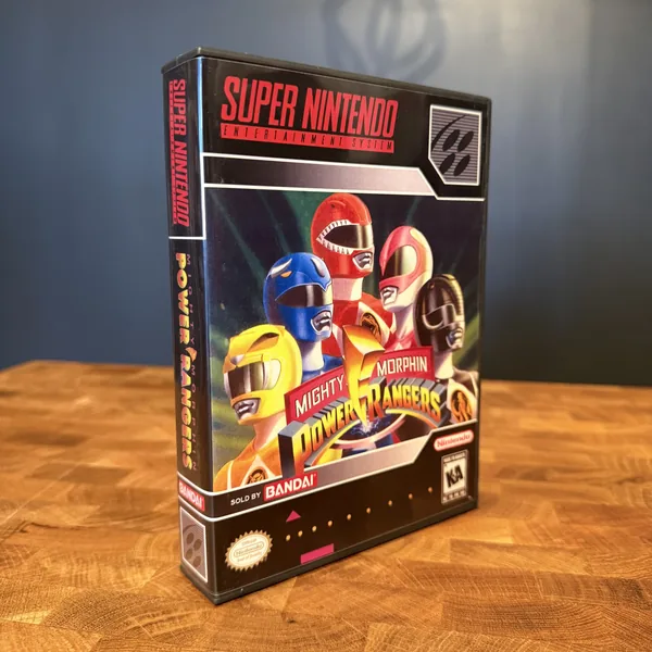 Mighty Morphin Power Rangers - Super Nintendo Entertainment System (SNES) - Loose - NOSTOS Duluth GA