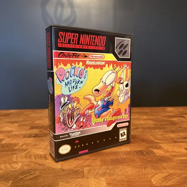 Rocko's Modern Life: Spunky's Dangerous Day - Super Nintendo Entertainment System (SNES) - Loose - NOSTOS Duluth GA