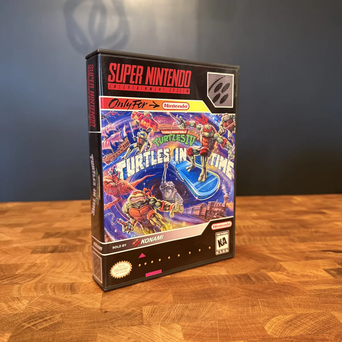 Teenage Mutant Ninja Turtles IV: Turtles in Time - Super Nintendo Entertainment System (SNES) - Loose - NOSTOS Duluth GA