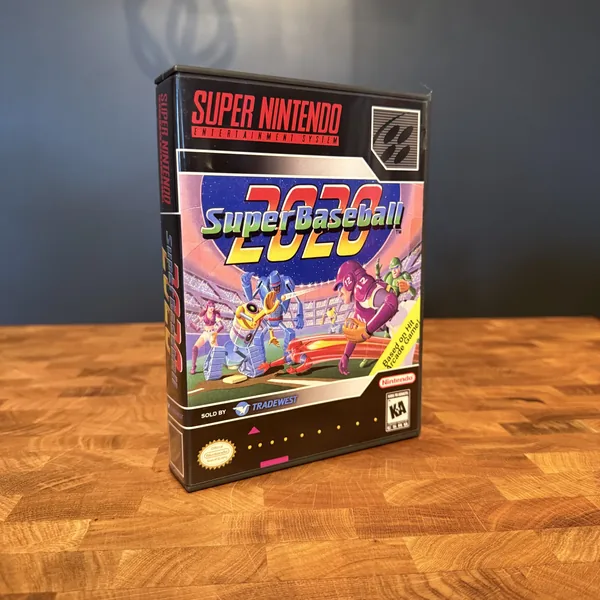Super Baseball 2020 - Super Nintendo Entertainment System (SNES) - Loose - NOSTOS Duluth GA