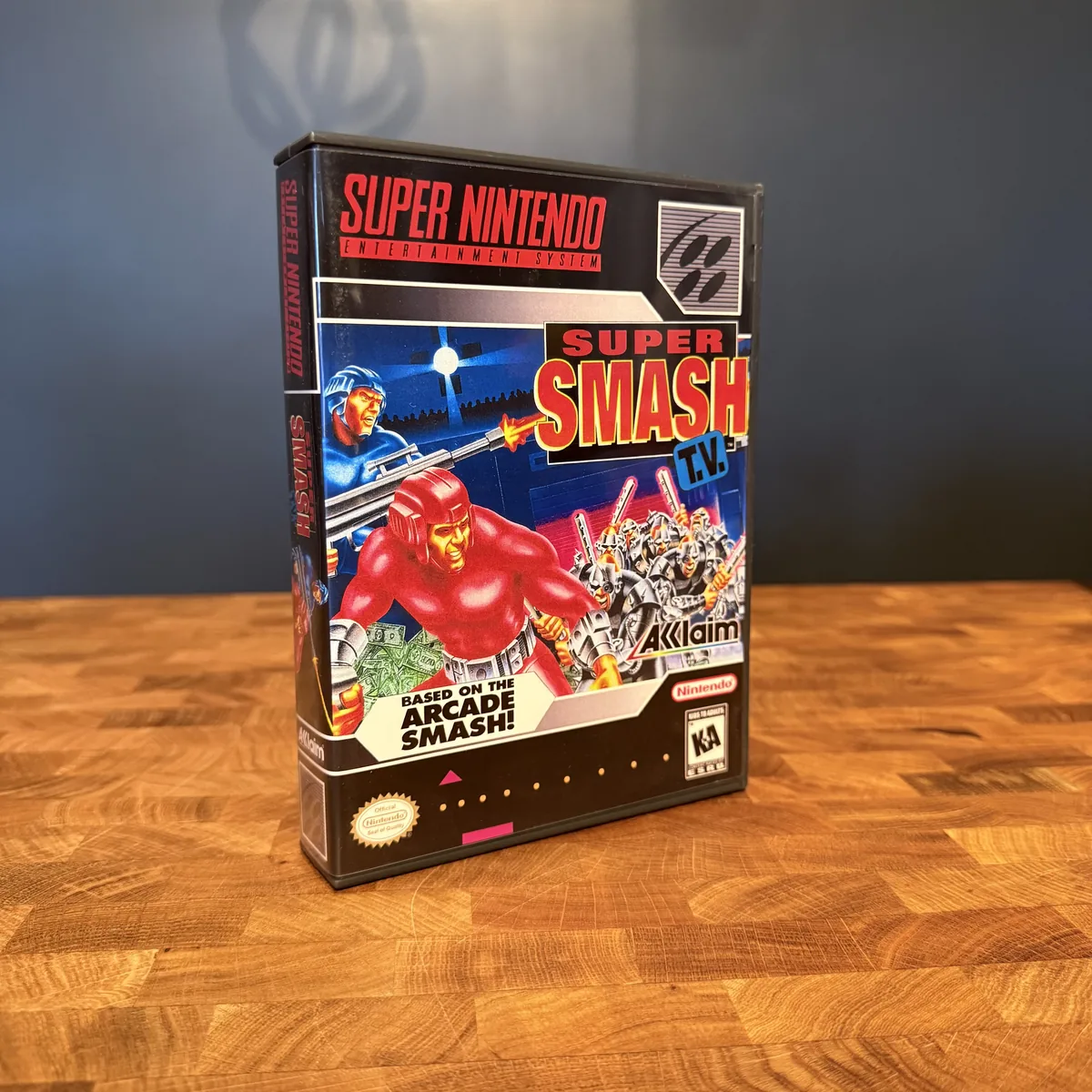 Super Smash TV - Super Nintendo Entertainment System (SNES) - Loose - NOSTOS Duluth GA