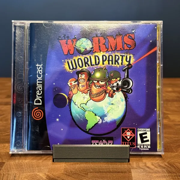 Worms World Party - Sega Dreamcast - CIB (Complete In Box) - NOSTOS Duluth GA