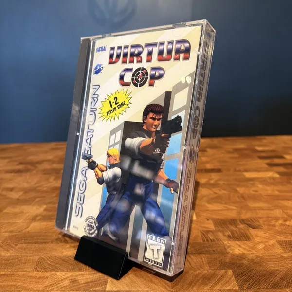 Virtua Cop - Sega Saturn - CIB (Complete In Box) - NOSTOS Duluth GA