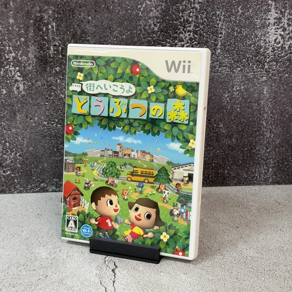 Machi e Ikou yo Doubutsu no Mori (Japanese) - Nintendo Wii - CIB (Complete In Box) - NOSTOS Duluth GA