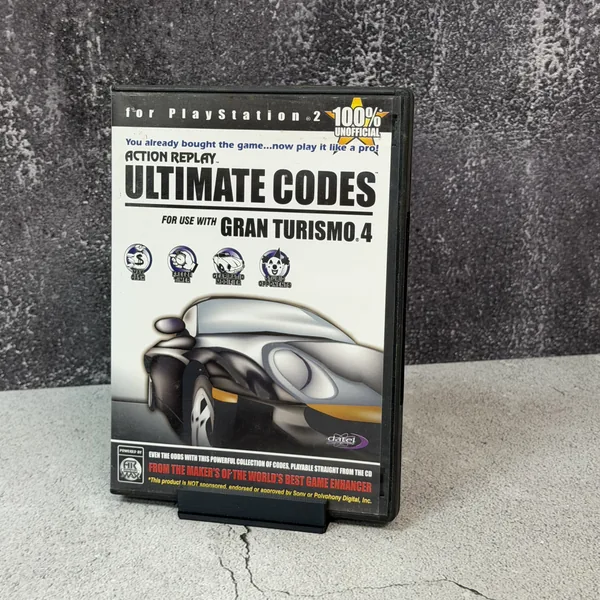 Action Replay Ultimate Codes: Gran Turismo 4 - PlayStation 2 (PS2) - CIB (Complete In Box) - NOSTOS Duluth GA