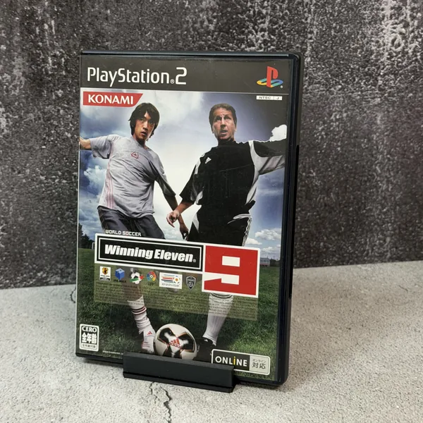 World Soccer Winning Eleven 9 (Japanese) - PlayStation 2 (PS2) - CIB (Complete In Box) - NOSTOS Duluth GA