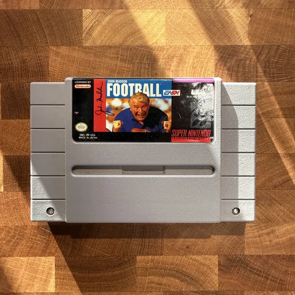 John Madden Football - Super Nintendo Entertainment System (SNES) - Loose - NOSTOS Duluth GA