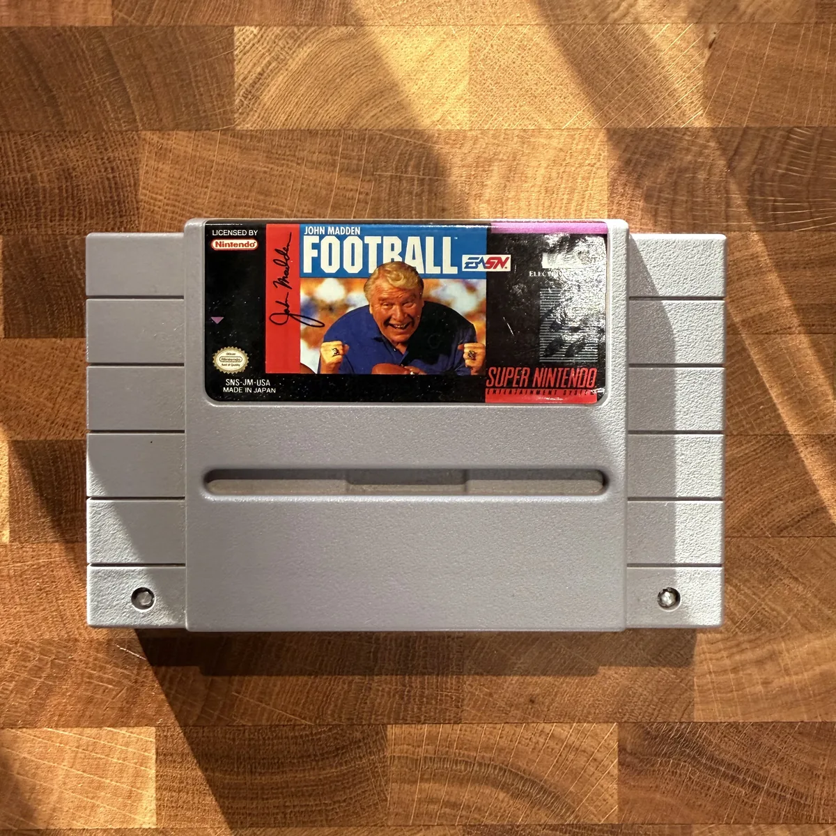 John Madden Football - Super Nintendo Entertainment System (SNES) - Loose - NOSTOS Duluth GA