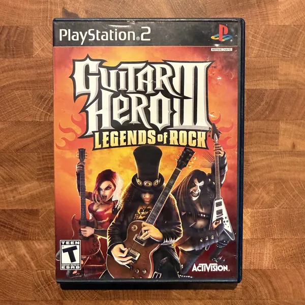 Guitar Hero III: Legends of Rock - PlayStation 2 (PS2) - CIB (Complete In Box) - NOSTOS Duluth GA