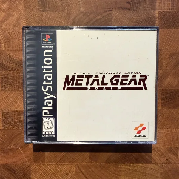 Metal Gear Solid - PlayStation 1 (PS1) - CIB (Complete In Box) - NOSTOS Duluth GA