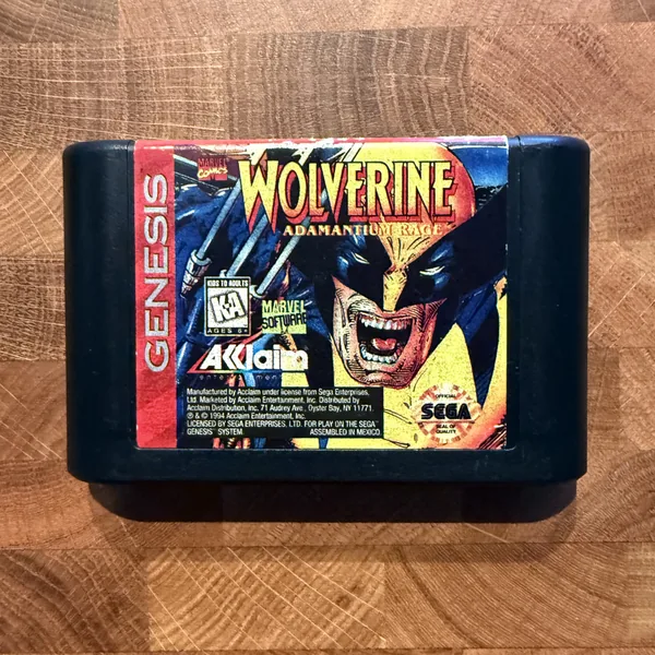 Wolverine: Adamantium Rage - Sega Genesis - Loose - NOSTOS Duluth GA