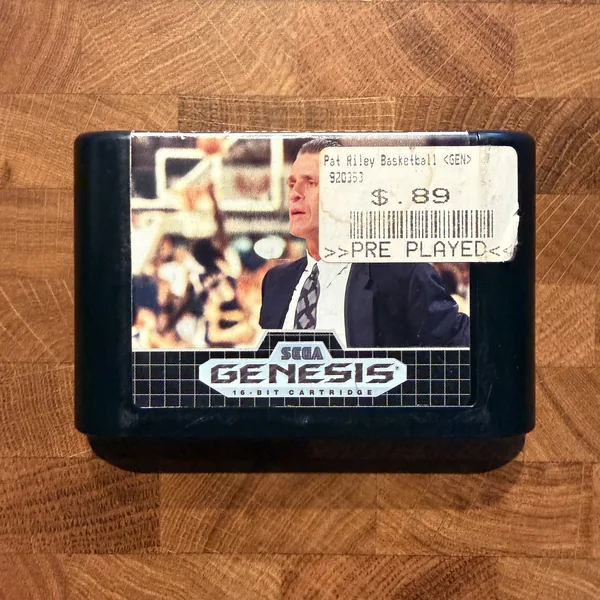 Pat Riley Basketball - Sega Genesis - Loose - NOSTOS Duluth GA