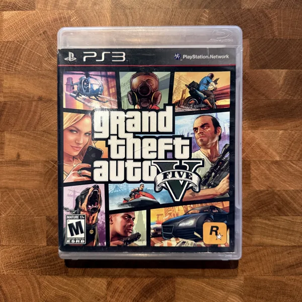 Grand Theft Auto V - PlayStation 3 - Box & Game (No Manual) - NOSTOS Duluth GA