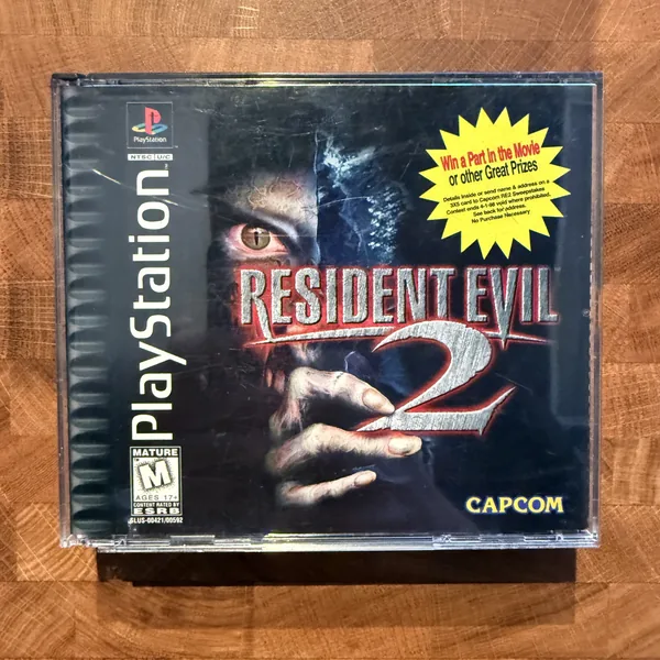 Resident Evil 2 - PlayStation 1 (PS1) - CIB (Complete In Box) - NOSTOS Duluth GA