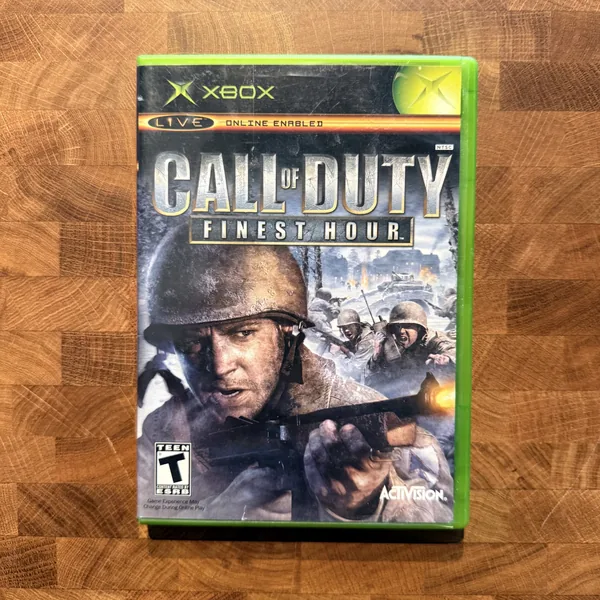 Call of Duty: Finest Hour - Xbox - CIB (Complete In Box) - NOSTOS Duluth GA