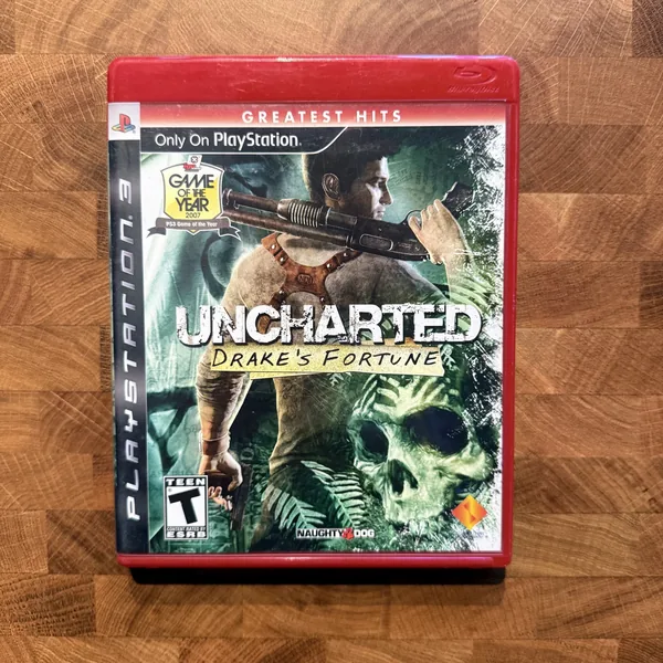 Uncharted: Drake's Fortune (Greatest Hits) - PlayStation 3 - CIB (Complete In Box) - NOSTOS Duluth GA