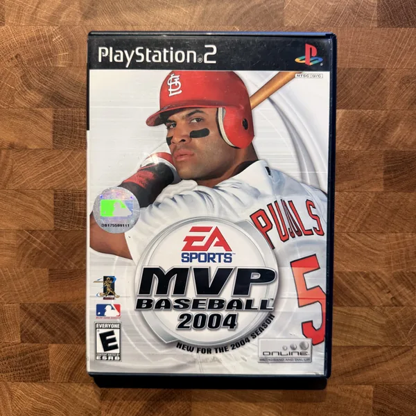 MVP Baseball 2004 - PlayStation 2 (PS2) - CIB (Complete In Box) - NOSTOS Duluth GA