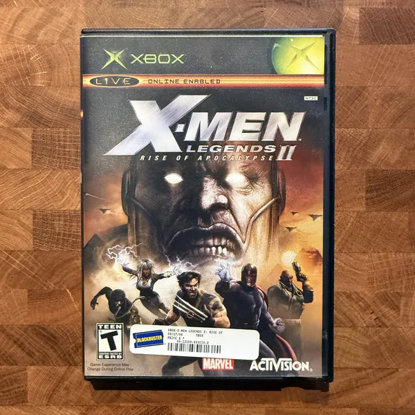 X-Men Legends II: Rise of Apocalypse - Xbox - CIB (Complete In Box) - NOSTOS Duluth GA