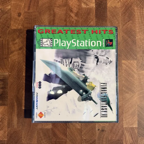 Final Fantasy VII (Greatest Hits) - PlayStation 1 (PS1) - CIB (Complete In Box) - NOSTOS Duluth GA