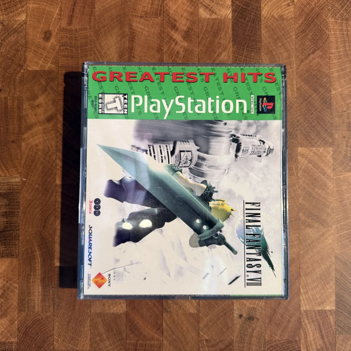 Final Fantasy VII (Greatest Hits) - PlayStation 1 (PS1) - CIB (Complete In Box) - NOSTOS Duluth GA