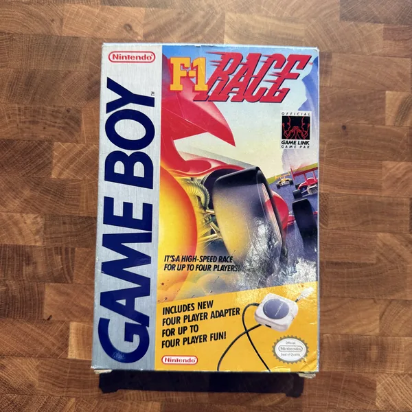 F1 Race (Four Player Adapter Bundle) - Game Boy - CIB (Complete In Box) - NOSTOS Duluth GA