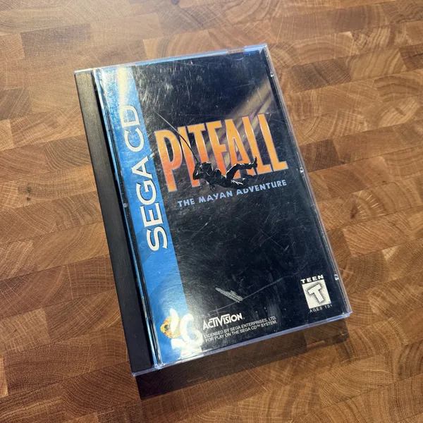 Pitfall: The Mayan Adventure - Sega CD - CIB (Complete In Box) - NOSTOS Duluth GA