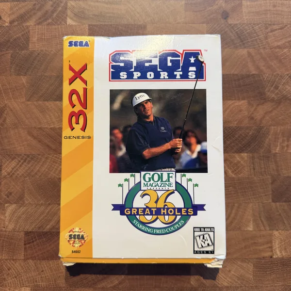 36 Great Holes Starring Fred Couples - Sega 32X - CIB (Complete In Box) - NOSTOS Duluth GA
