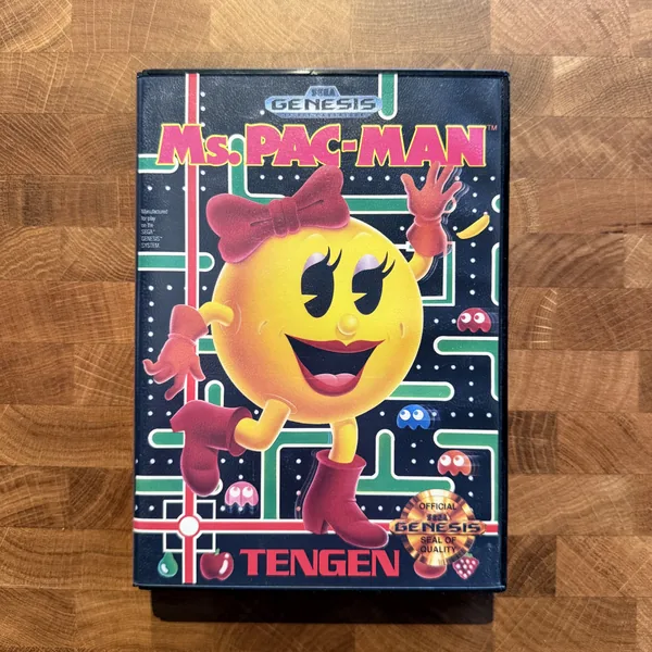 Ms. Pac-Man - Sega Genesis - CIB (Complete In Box) - NOSTOS Duluth GA