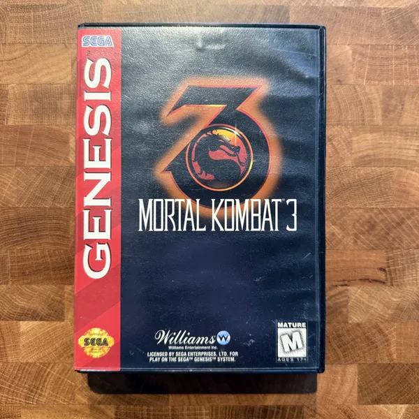 Mortal Kombat 3 - Sega Genesis - Box & Game (No Manual) - NOSTOS Duluth GA