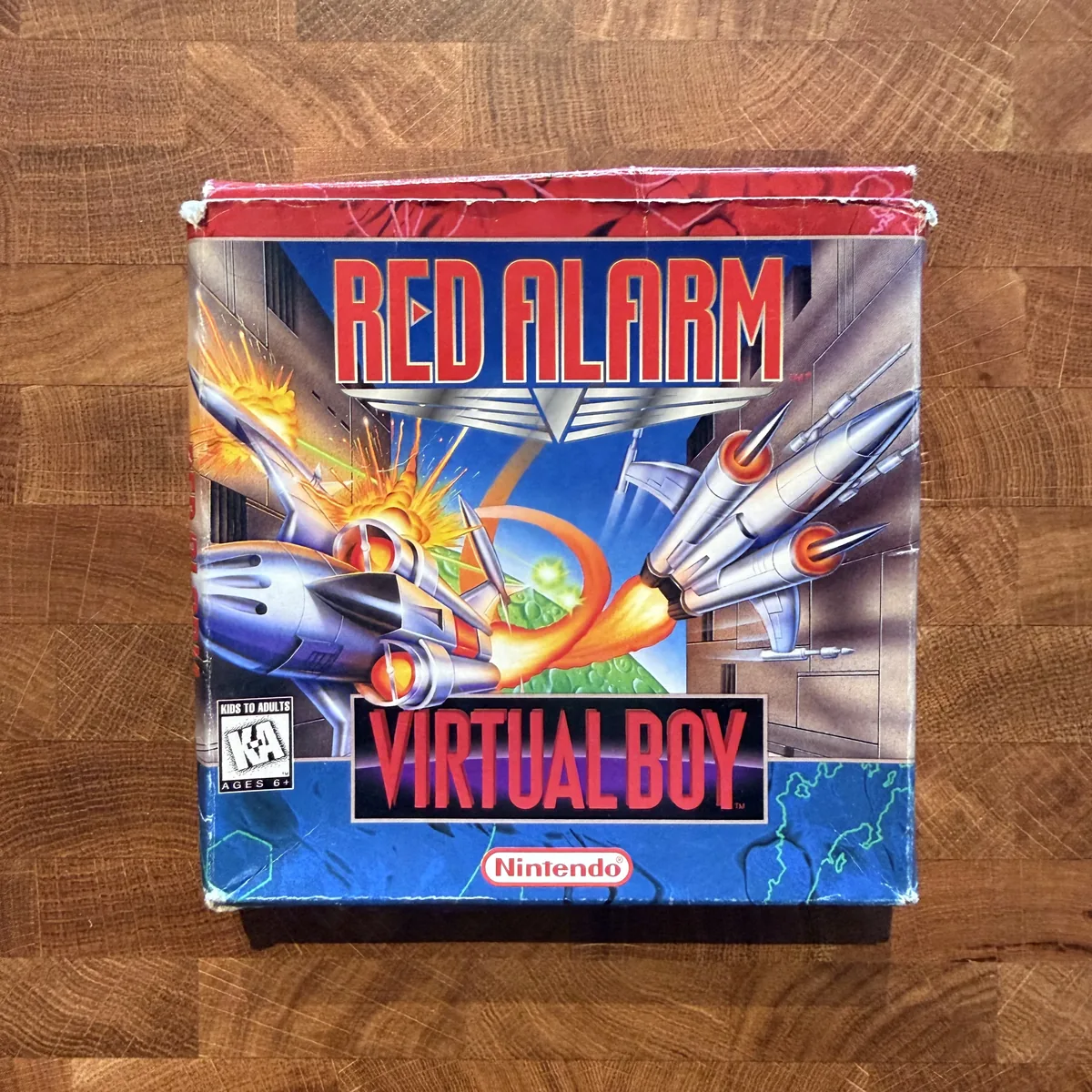Red Alarm - Virtual Boy - CIB (Complete In Box) - NOSTOS Duluth GA